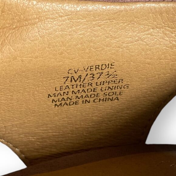 Crown Vintage Women's Poudre Pink Suede Heeled Open Toe Sandals Size 7 M /37.5 - Picture 12 of 14